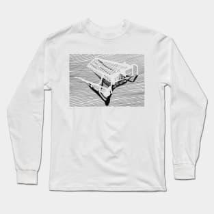 Sinking Shopping Cart Long Sleeve T-Shirt